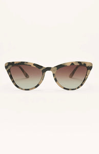 roof top sunglasses in brown tortoise - gradient