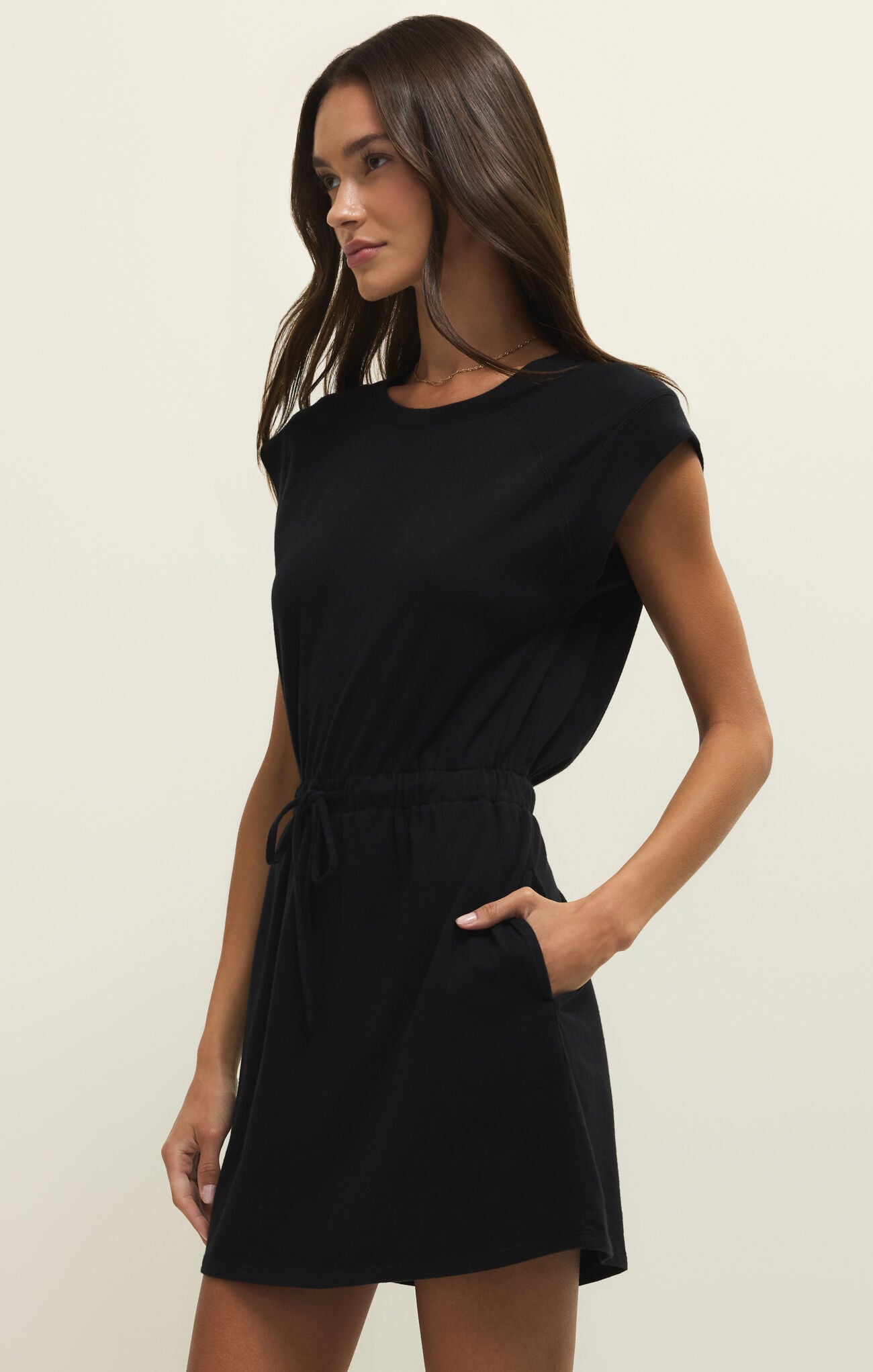 pre-order: kalani dress in true black