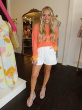 Load image into Gallery viewer, dex crochet sweater in orange sunset