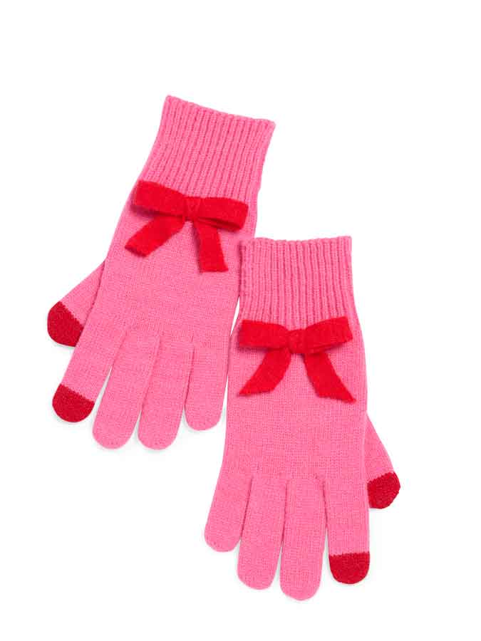 shiraleah mia touchscreen gloves in pink