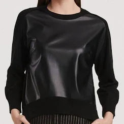 another love moira top in black
