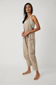 free people movement hot shot onesie in mocha latte