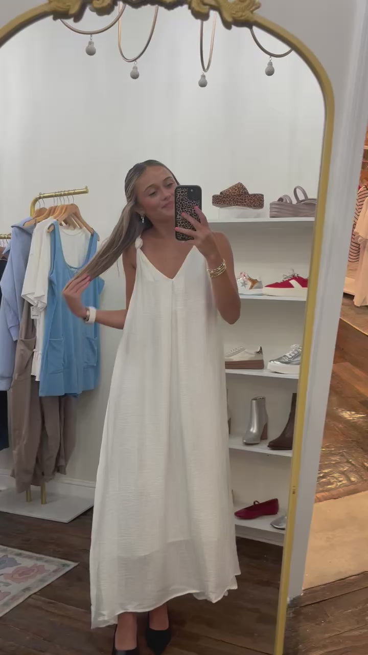 frnch lauria dress in blanc