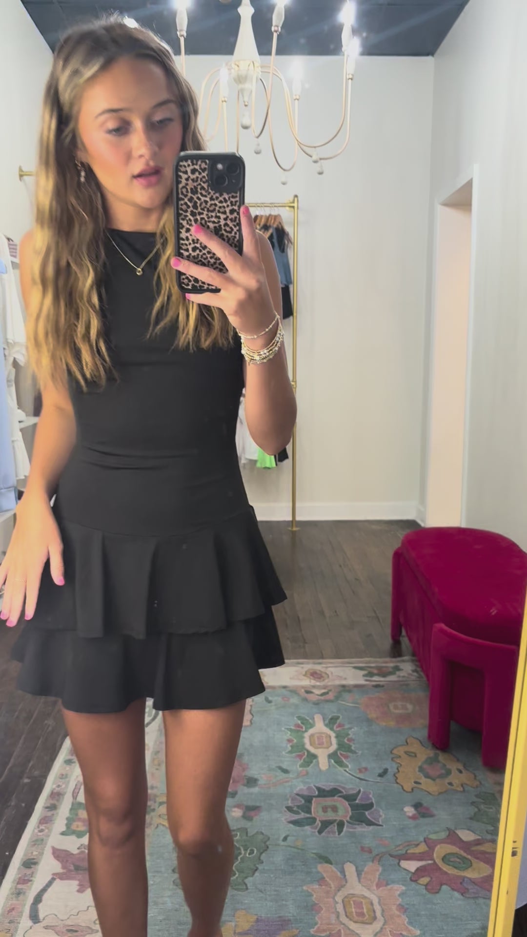 nia nari dress in black