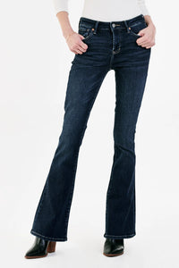 rosa high rise flare jeans in sheridon