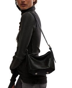 free people sabi shoulder bag in black