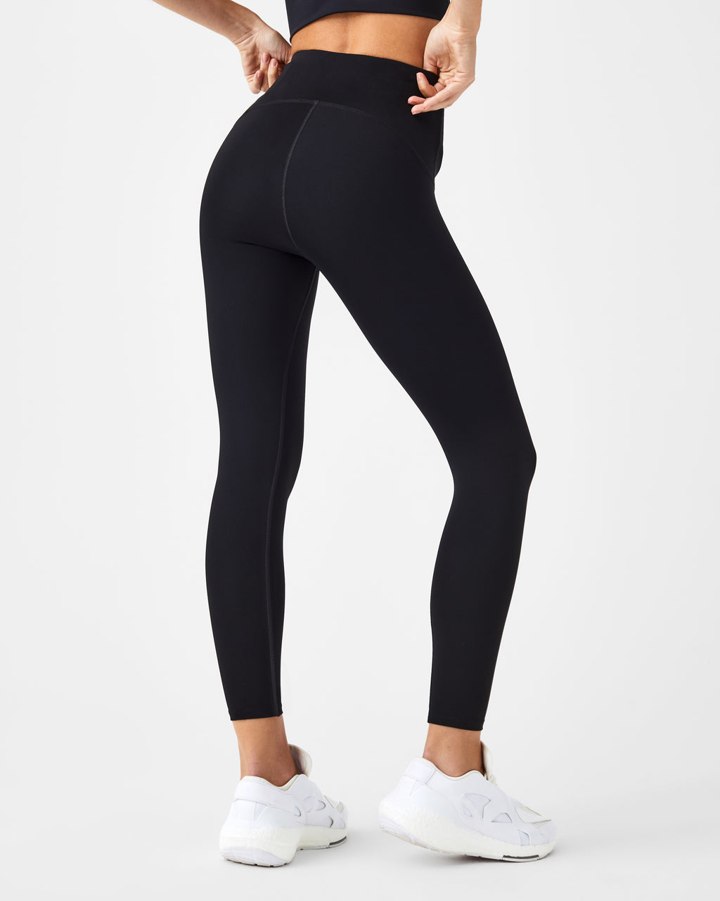 spanx booty boost leggings in black