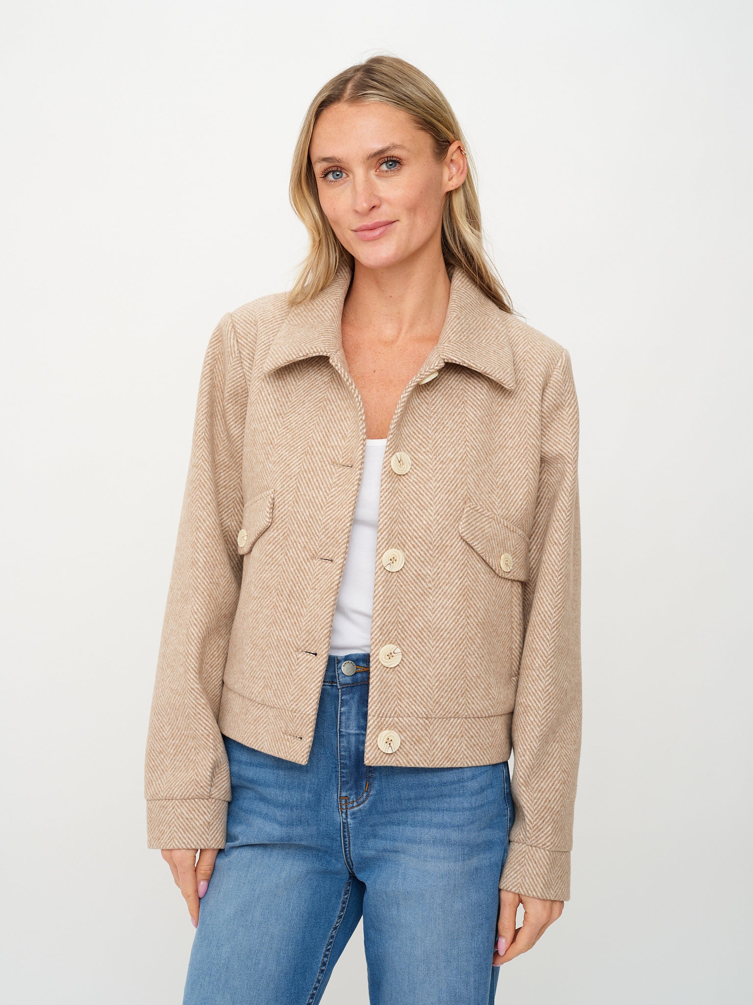 six fifty katrina jacket in camel