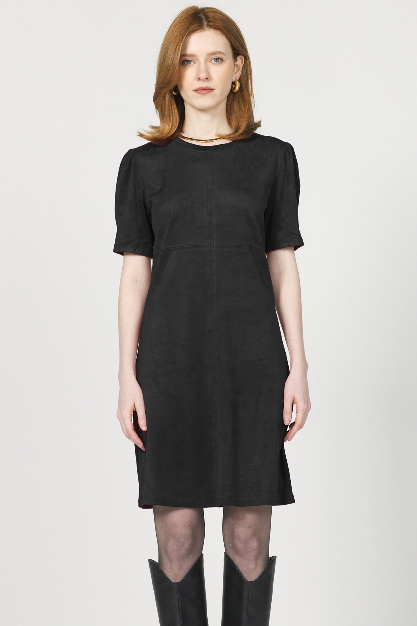 another love demi dress in black