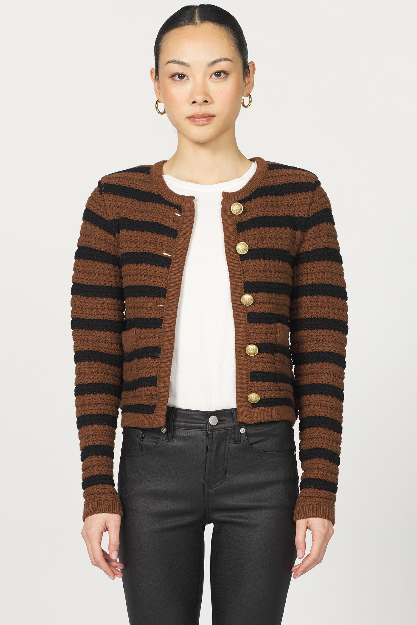 dear john cambria sweater in cappuccino