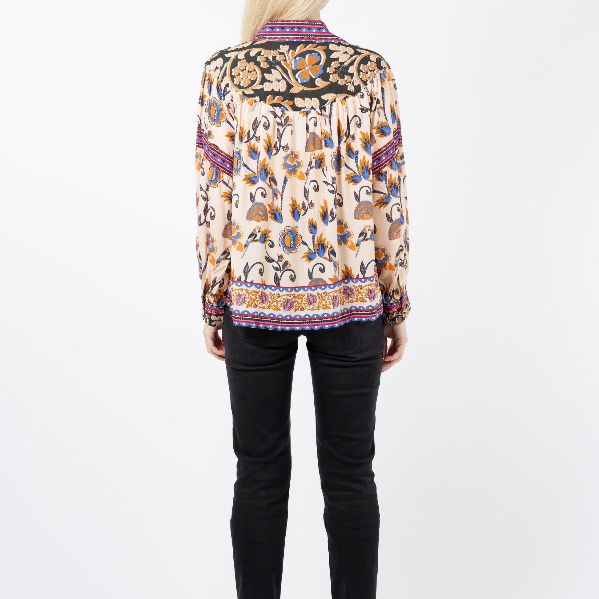 mahila rahema top in vanilla