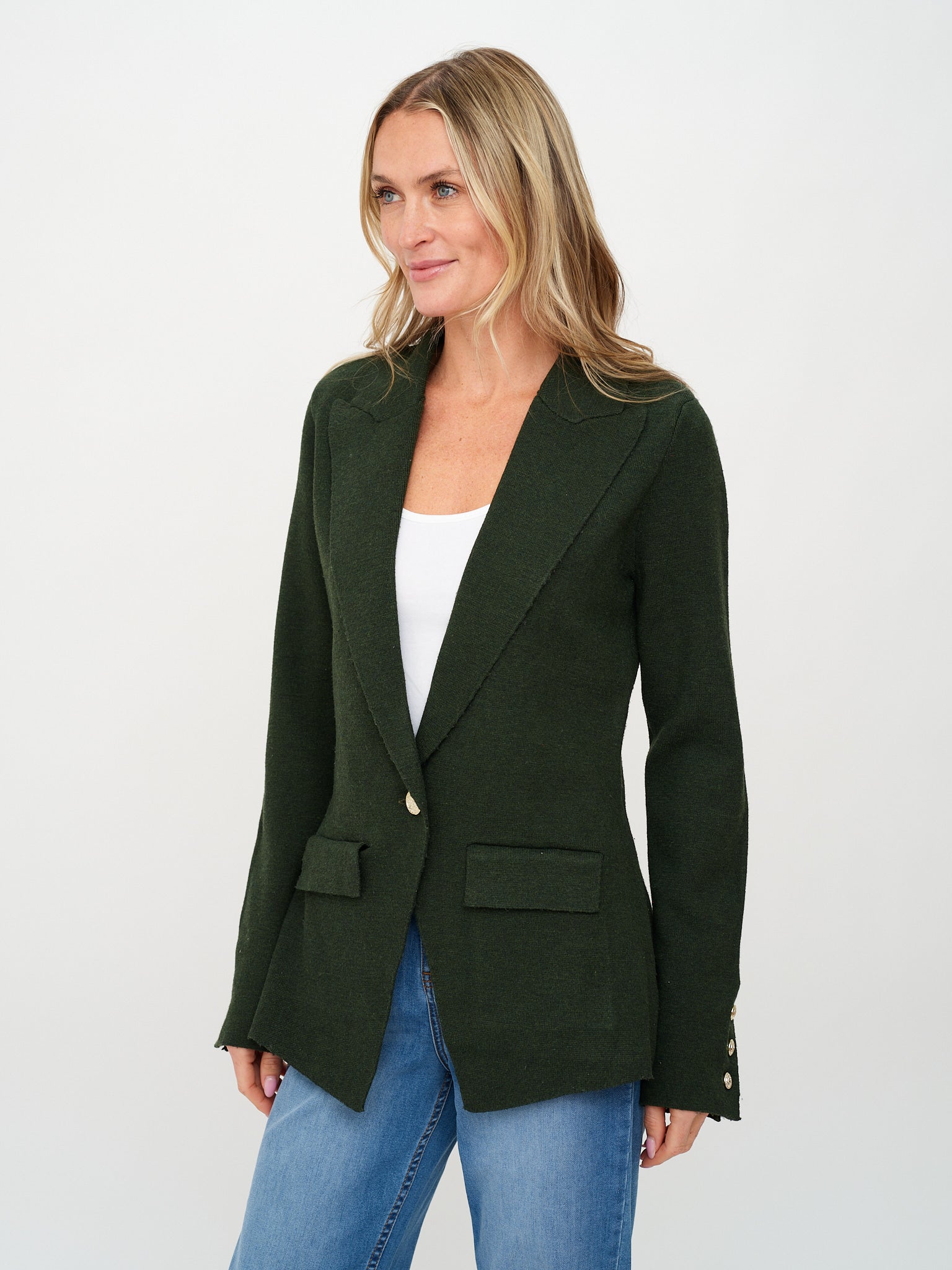 six fifty hillary blazer in olive