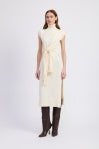 en saison bernadette midi dress in ivory