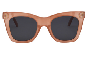 dylan sunglasses in taupe/smoke