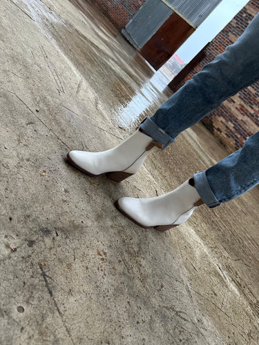 diba true inter mingle boots in white/natural