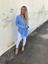 Load image into Gallery viewer, free people manchester solid top in blue combo