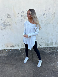 free people to the right long sleeve  in love dove