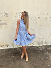 Load image into Gallery viewer, karlie charlotte dress in blue