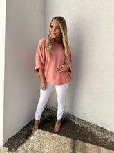 Load image into Gallery viewer, ivy jane cuff to cuff top in salmon