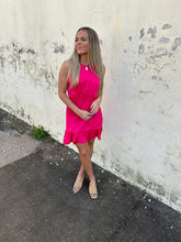 Load image into Gallery viewer, hot pink columba dress