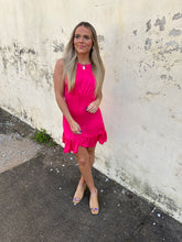 Load image into Gallery viewer, hot pink columba dress